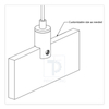Adjustable Cable Gripper Kit for LED Track Lighting Fixtures
