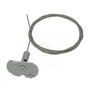 Adjustable Ceiling Suspension Kit Copper Cable Gripper Hanging Aircraft Cable