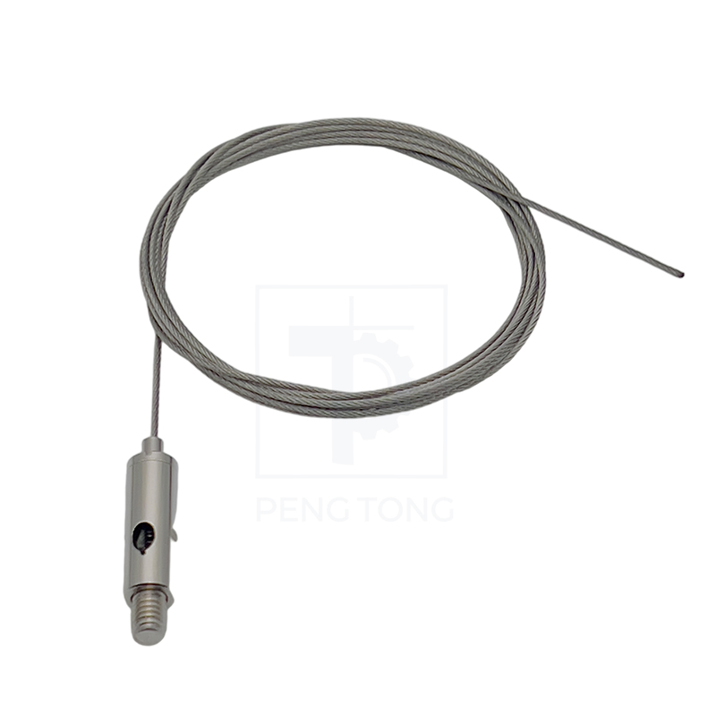 Adjustable Brass M6 Cable Gripper for Hanging Light Fixtures