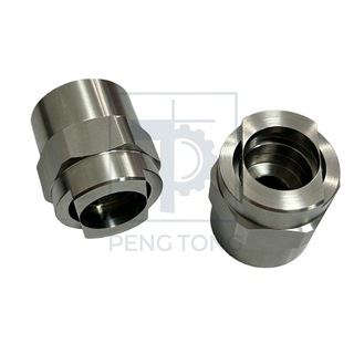 Stainless Steel Hydraulic Adapter, High Precision CNC Machined Threaded Parts