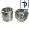 Custom Aluminum Machining Parts, Threaded Aluminum Flange Cylinder Housing Components