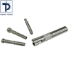 Custom Stainless Steel CNC Machined Component with C-Clip Grooves