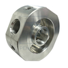 Precision CNC Custom Machining Aluminum Alloy Manifold Block