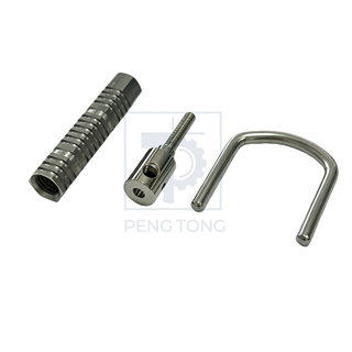 Modular Precision Adjustment Mechanism with Threaded Pin & Base Plate CNC Machining
