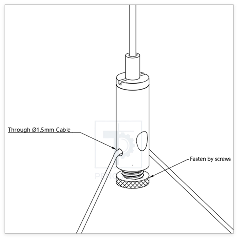 Adjustable Cable Divider Lock for Effortless Light Installation