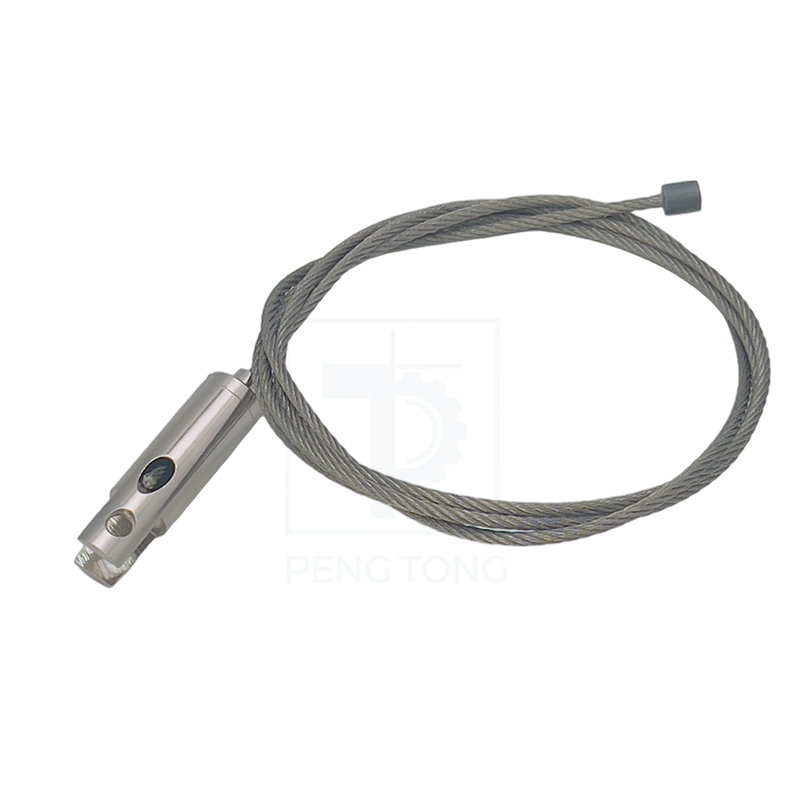 Copper Open-Type Cable Gripper Suitable for Acrylic and Glass Panels.