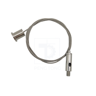 Adjustable Brass M6 Cable Gripper for Hanging Light Fixtures