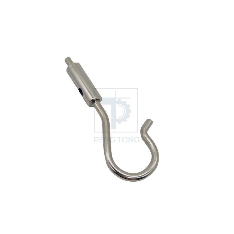 Portable Copper Cable Gripper with Hook for Sliding Rod Hanging Mobile Devices.