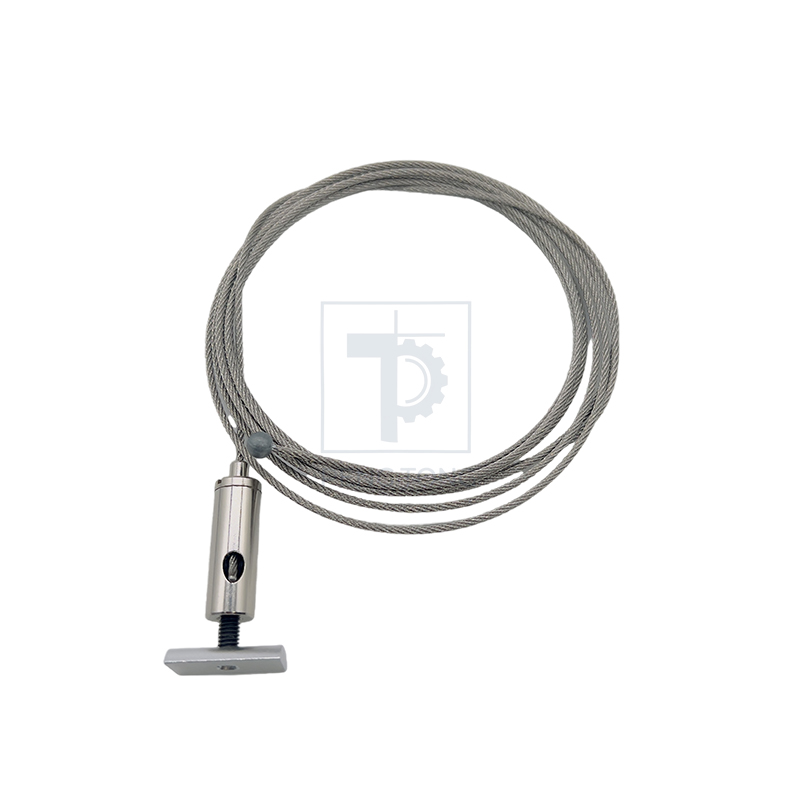 Portable Copper Cable Gripper for Hanging Track Lights.