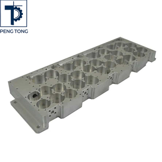 Black Anodized CNC Machined Aluminum Frame with Edge Cutouts