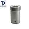 Precision CNC Milled Aluminum Connector with Internal Bore and Threaded End