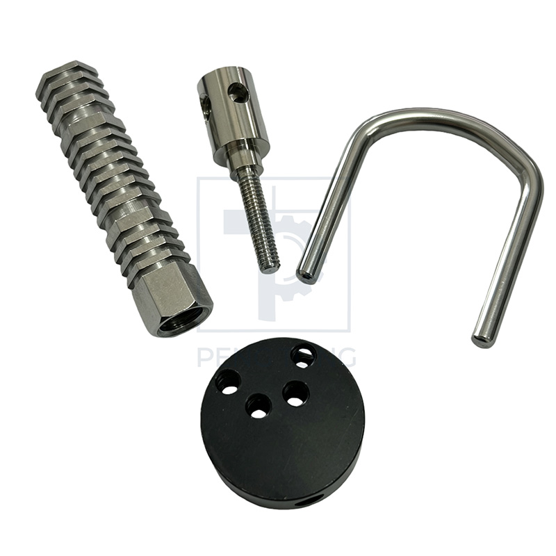 Modular Precision Adjustment Mechanism with Threaded Pin & Base Plate CNC Machining