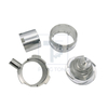 Custom CNC Machining Milling Aluminum Industrial Groove Connection Sleeve Parts