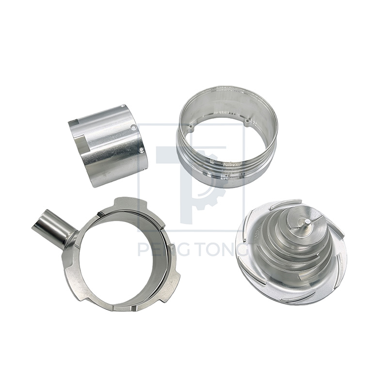 Custom CNC Machining Milling Aluminum Industrial Groove Connection Sleeve Parts