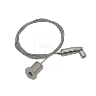 Quick-Install Swivel Cable Connector Fixture for Hanging System