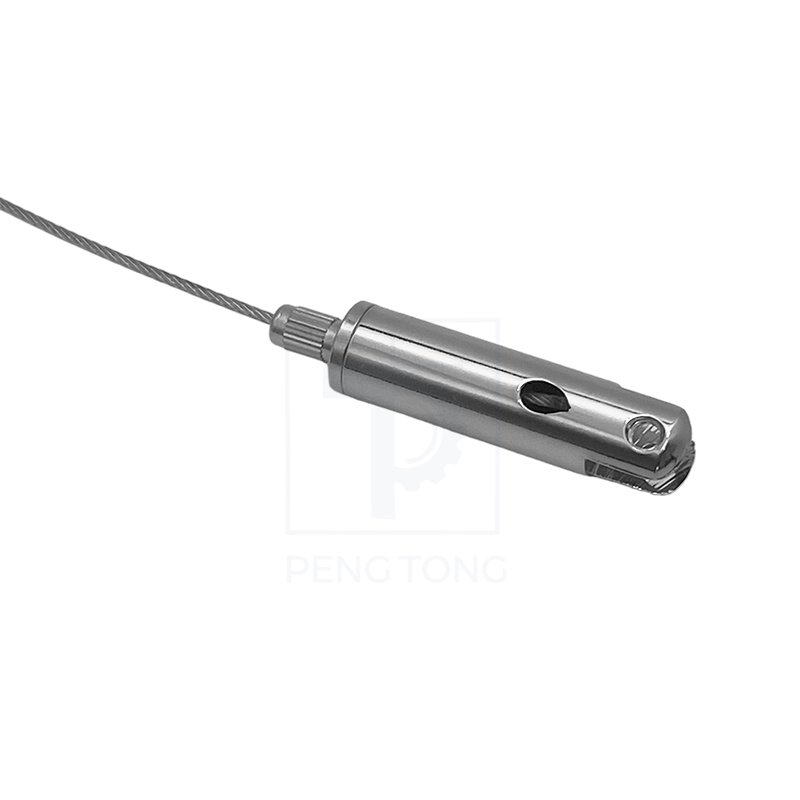 Factory Direct Supply of Polished Nickel Cable Gripper for Panel Hanging.