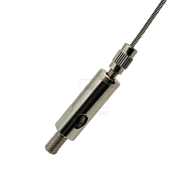 Adjustable Cable Gripper for Suspension Systems in Interiors