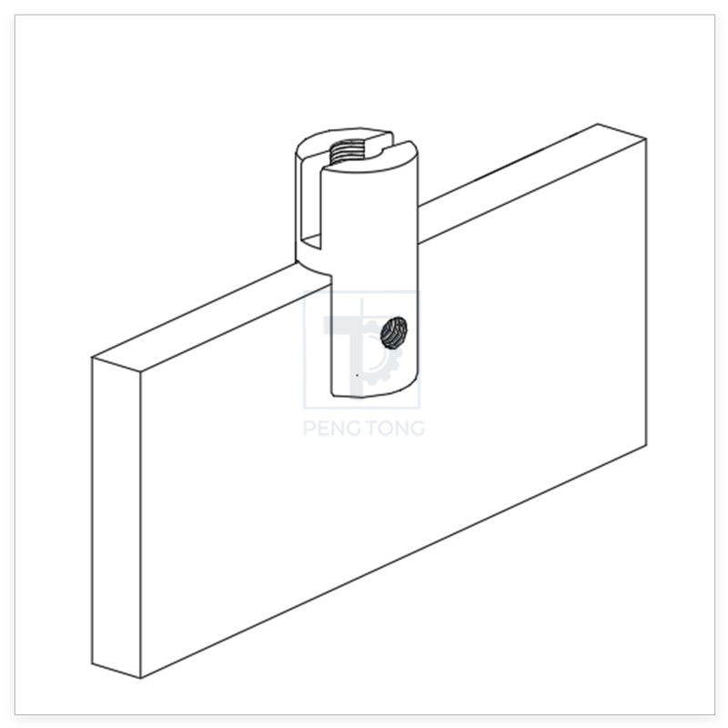 Durable Copper Clamps with Edge Grip for Acrylic Panels