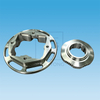 Custom CNC Machining Aluminum Flange Plate & Knob Set Precision Metal Machining