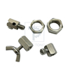 Precision CNC Milled Stainless Steel & Iron Hexagonal Threaded Fastener Components