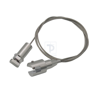 Professional Gallery Picture Hanging System Stainless Steel Wire Cable Kit