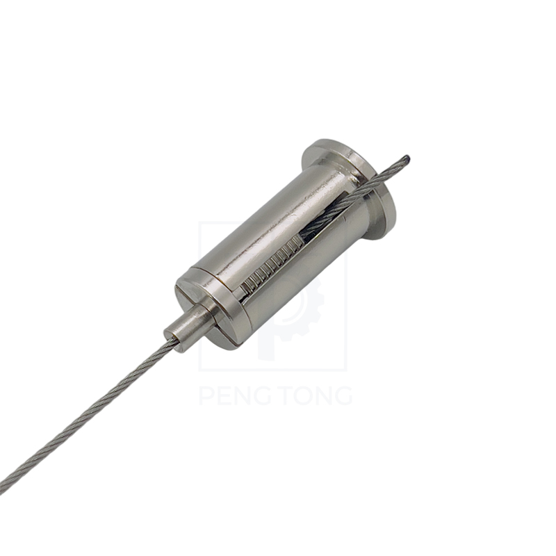 Ceiling-Mounted Nickel-Plated Cable Gripper for Billboard Hanging Solutions