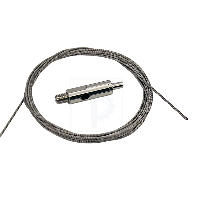 Adjustable Brass M6 Cable Gripper for Hanging Light Fixtures