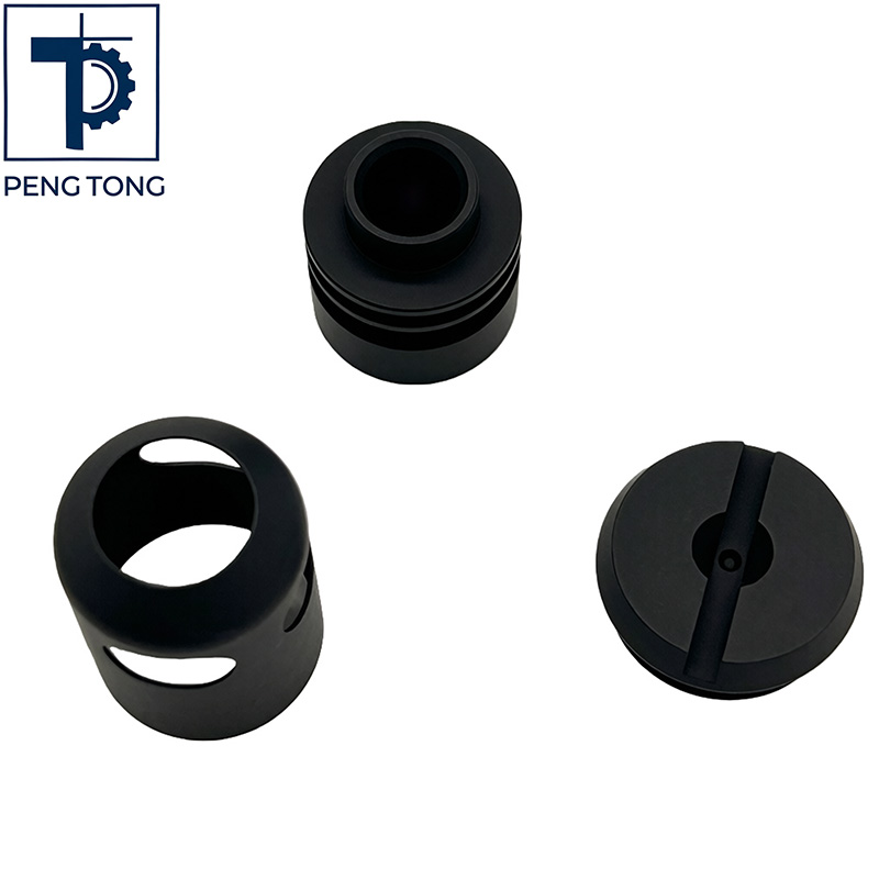 OEM Aluminum Alloy Turned Parts with External Threads and Cutouts