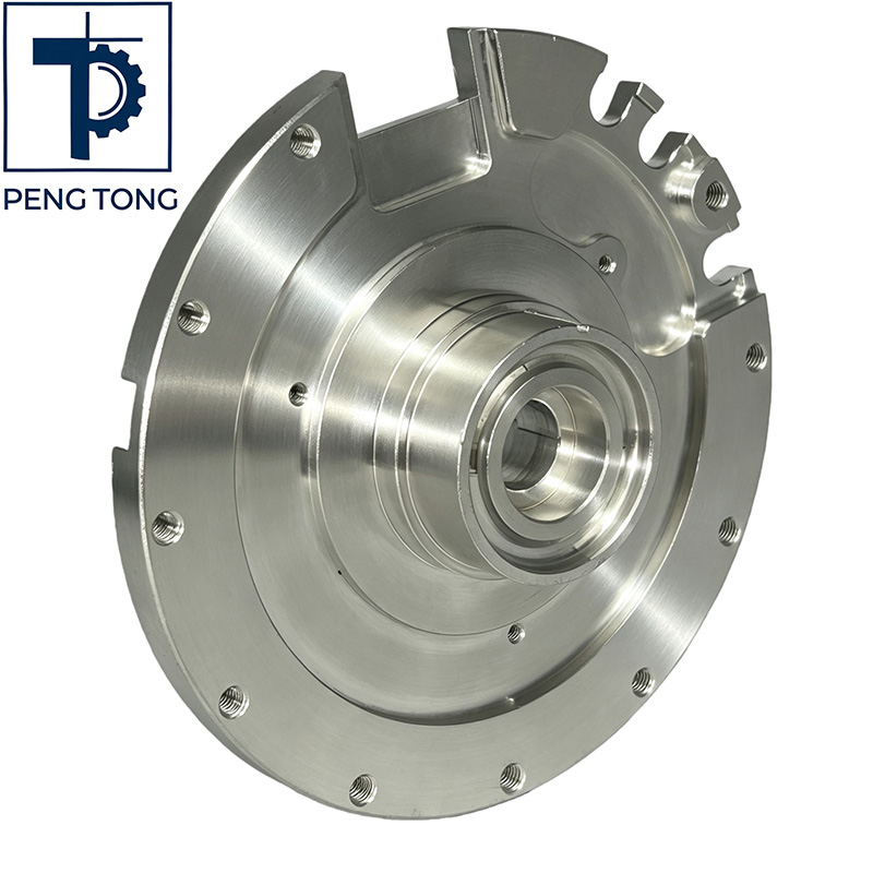 Custom Precision CNC Machined Aerospace Aluminum Flange Housing