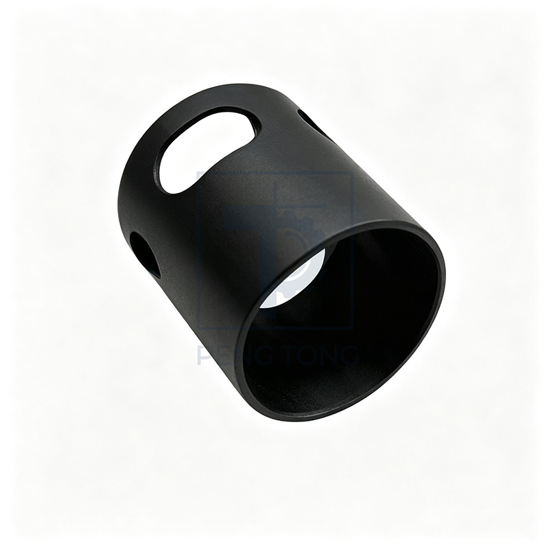 Customized Metal Machining CNC Processing Anodized Aluminum Hollow Sleeve OEM Precision Parts