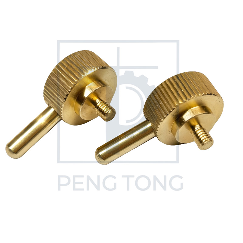 Custom Brass Knurled Head Connector - Multi-Function Locking Base for Display Stands & Rigs