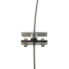 Adjustable Split Cable Clamp for Acrylic Photo Frame & Glass Artwork Display