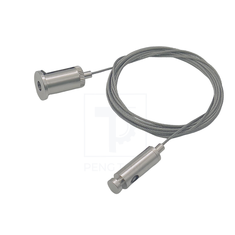 Easy-Install Embossed Copper Cable Gripper for Hanging LED Lights.