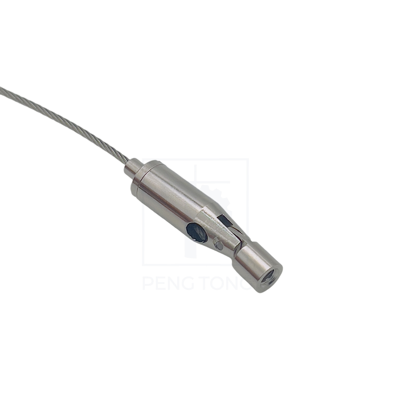 Quick-Install Swivel Cable Connector Fixture for Hanging System