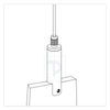 Factory Direct Supply of Polished Nickel Cable Gripper for Panel Hanging.