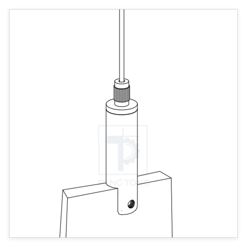 Factory Direct Supply of Polished Nickel Cable Gripper for Panel Hanging.