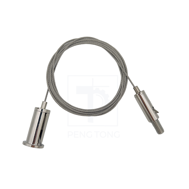 Ceiling-Mounted Nickel-Plated Cable Gripper for Billboard Hanging Solutions