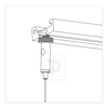 Custom Bottom Track Slide, Cable Gripper Track Light Hanging Accessories.